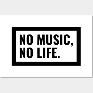 No Music No Life Posters and Art